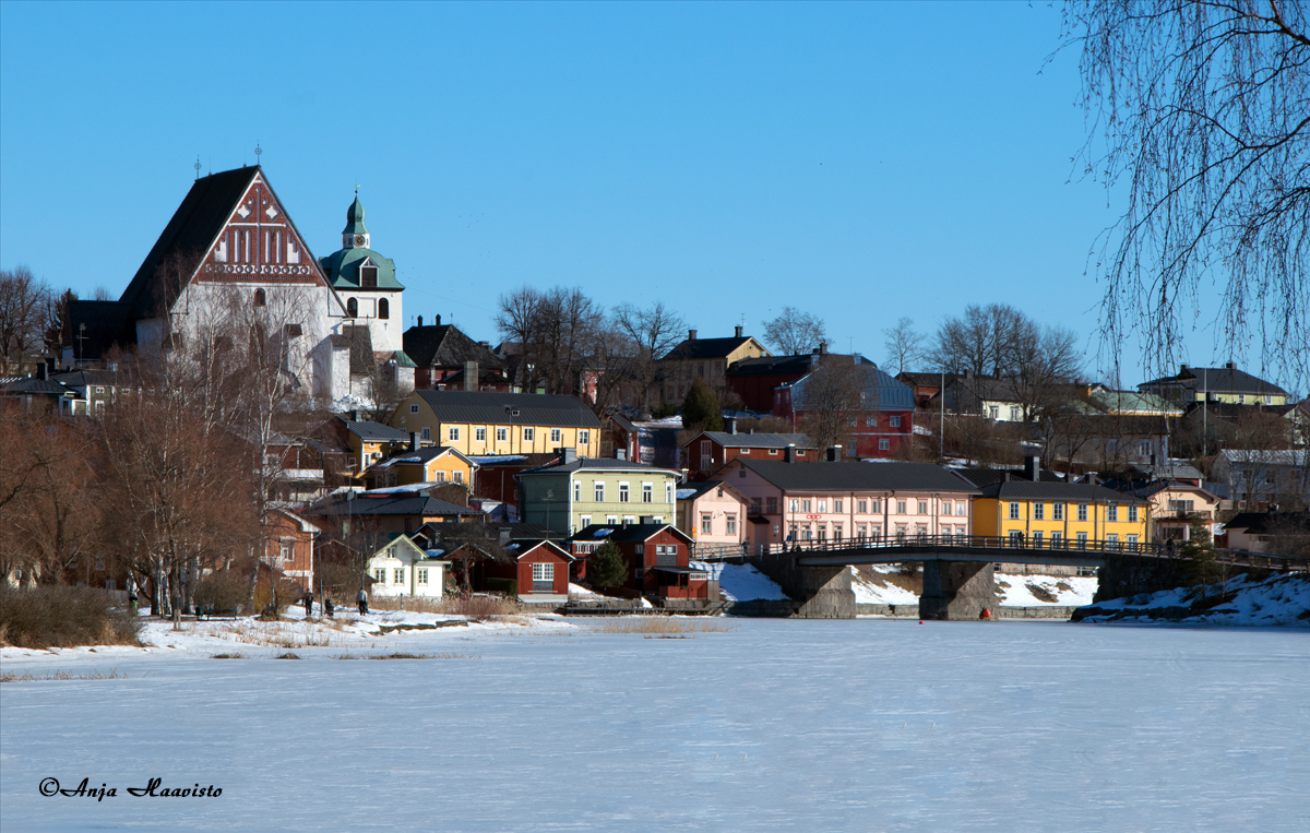 Porvoo city in Finland.