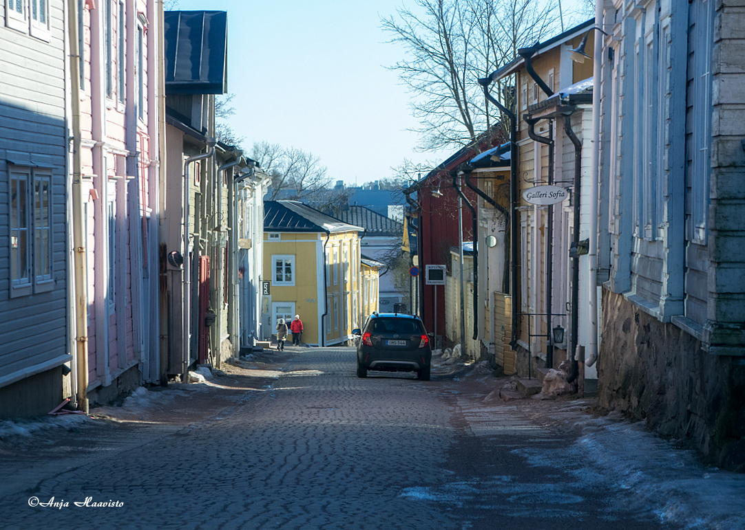 The streets of Porvoo.