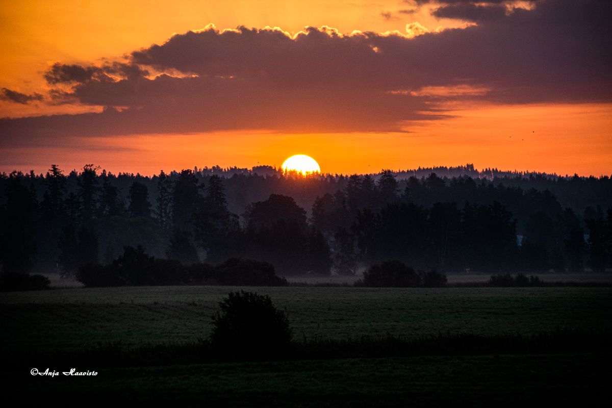 At sunrise.