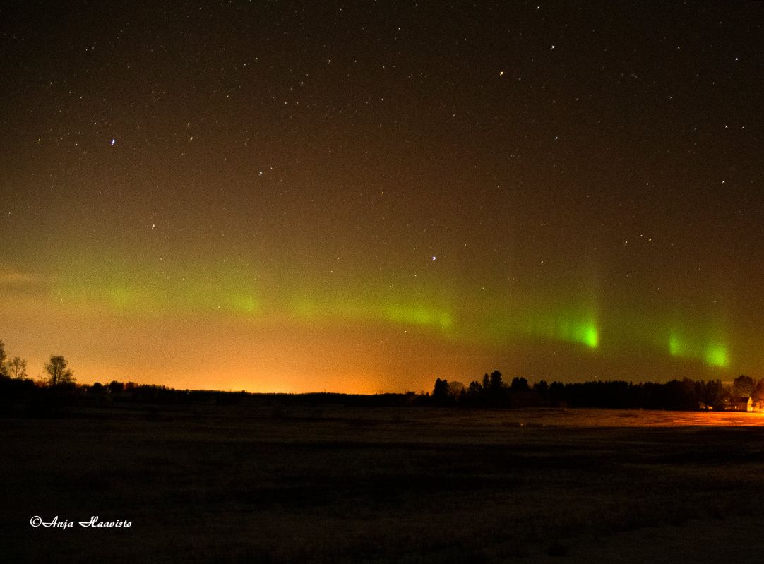 The first northern lights of the year