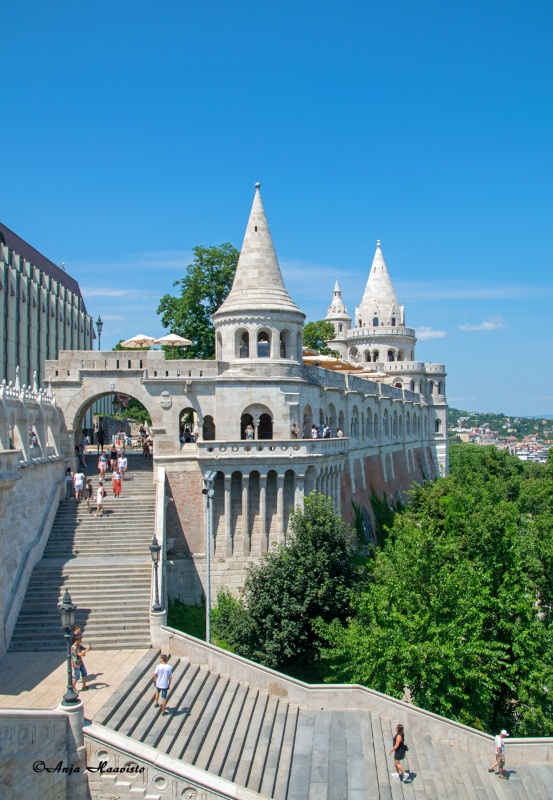 Buda Castle Hill in Budapest.