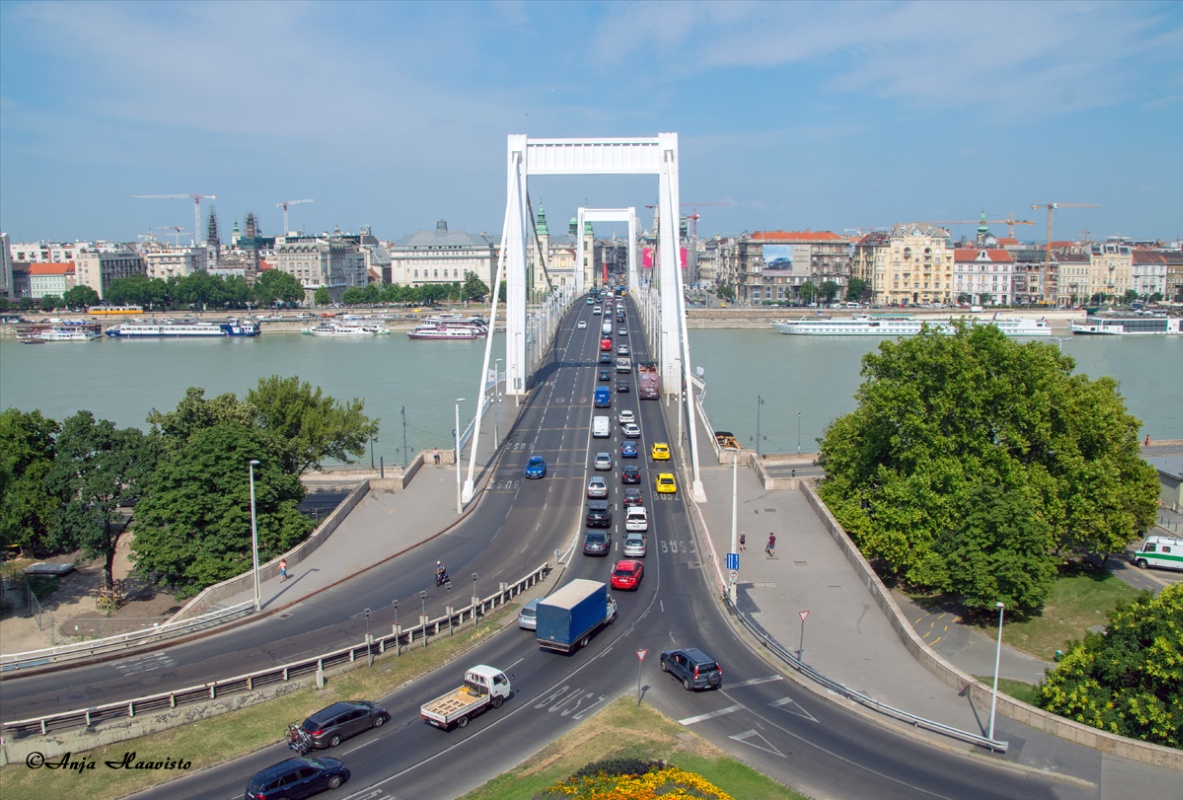 Elisabeth Bridge in Budapest.