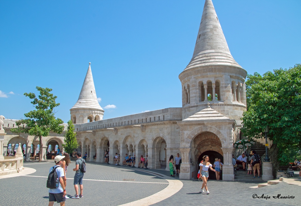Fisherman`s Bastion In Budapest.
