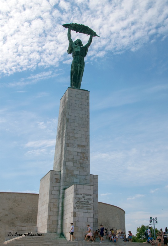 The Liberty Statue on the Gellért Hill.