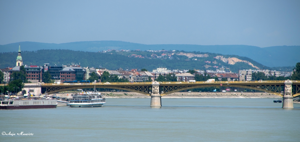 Margaret Bridge in Budapest.