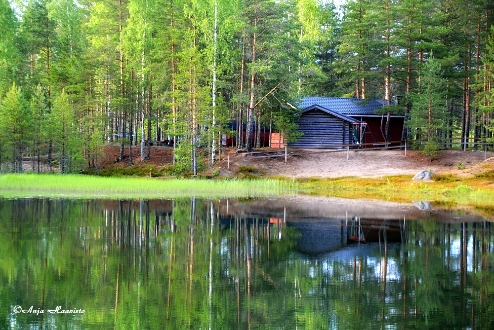 Ruskoranta camping site in Finland.
