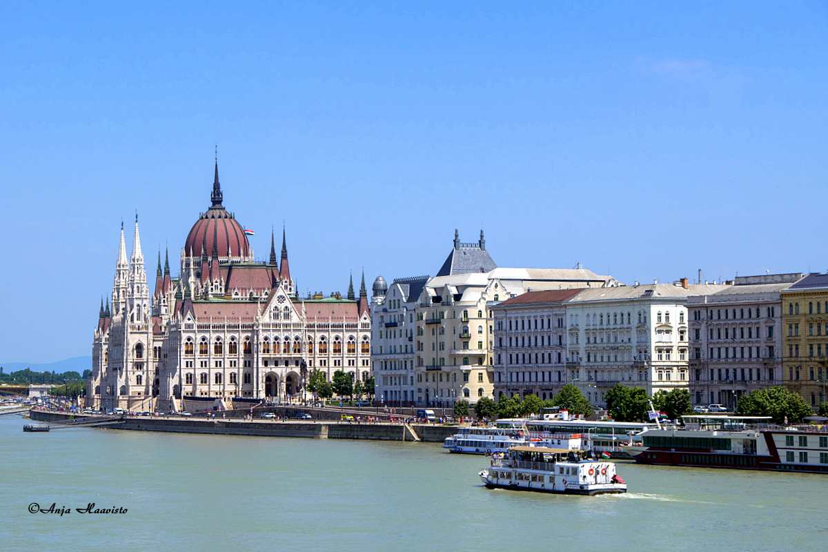 Hungarian Parliament Building in Budapest.