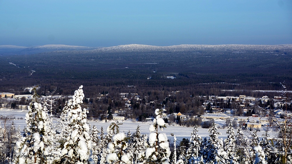 Ounasvaara in Rovaniemi, Finland.